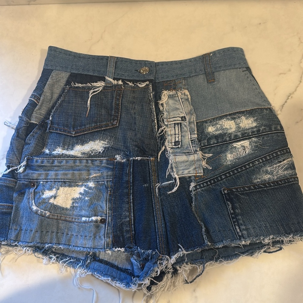 Dolce & Gabbana Denim - Patchwork Denim shorts size M - Picture 6 of 13